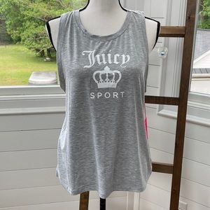 NWT Juicy Couture Sport Gray Tank Top